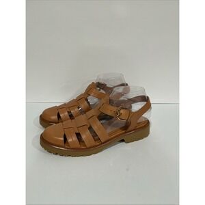 Cole Haan Tatiana Fisherman Sandals, Brown, Size 8, New
